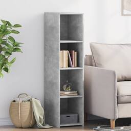 Berkfield Home Highboard Concrete Grey 30x41x124 cm Engineered Wood - Size: 30 x 41 x 124 cm - thumbnail 1