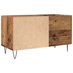 Berkfield Home Record Cabinet Old Wood 84.5x38x48 cm Engineered Wood in Brown - thumbnail 6