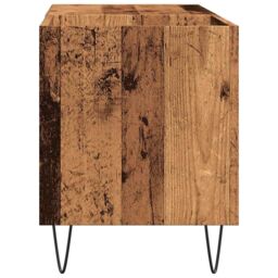 Berkfield Home Record Cabinet Old Wood 84.5x38x48 cm Engineered Wood in Brown - thumbnail 5