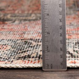 Livabliss Amelie-Washable Terracotta Traditionnal Vintage Boho Living Dining Rug - Size: 60 cm x 90 cm - thumbnail 9