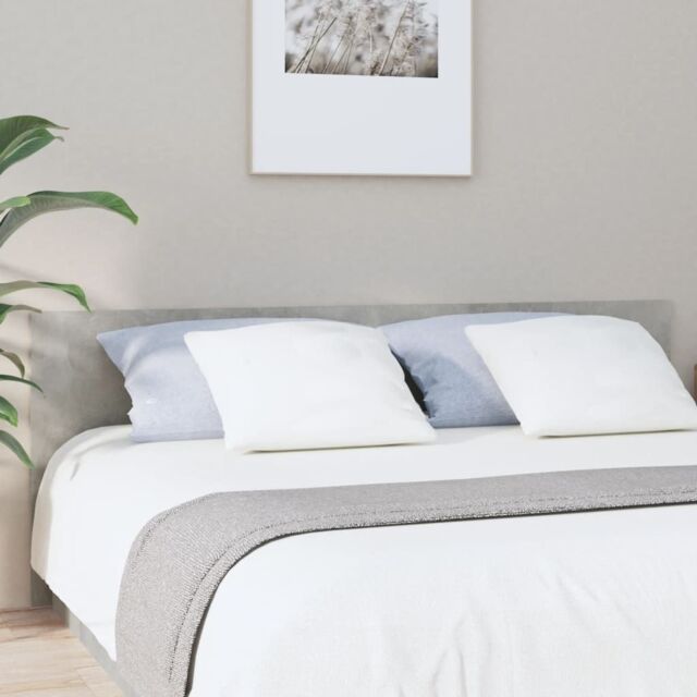 Berkfield Home Bed Headboard Concrete Grey 200x1.5x80 cm Engineered Wood - image 1