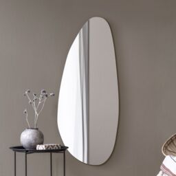 "MirrorOutlet New Frameless Pond Leaner / Wall Mirror 47"" X 20"" (120CM X 50CM) in Silver - Size: 1 Pack" - thumbnail 6