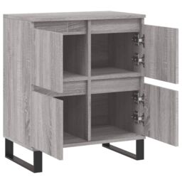 Berkfield Home Sideboard Grey Sonoma 60x35x70 cm Engineered Wood - Size: 60 x 35 x 70 cm - thumbnail 6