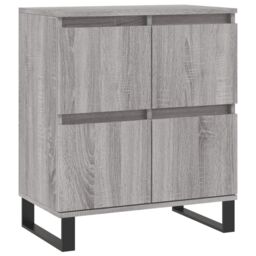 Berkfield Home Sideboard Grey Sonoma 60x35x70 cm Engineered Wood - Size: 60 x 35 x 70 cm - thumbnail 2