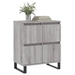 Berkfield Home Sideboard Grey Sonoma 60x35x70 cm Engineered Wood - Size: 60 x 35 x 70 cm - thumbnail 3