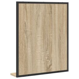 Berkfield Home Bathroom Mirror with Shelf Sonoma Oak 50x12x60 cm Engineered Wood in Brown - Size: 50 x 12 x 60 cm - thumbnail 7