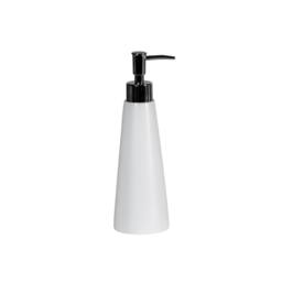 Showerdrape Alto Grey Liquid Soap Dispenser in White - thumbnail 3