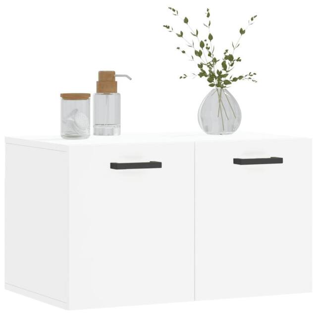 Berkfield Home Wall Cabinet White 60x36.5x35 cm Engineered Wood - image 1