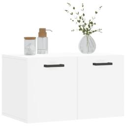 Berkfield Home Wall Cabinet White 60x36.5x35 cm Engineered Wood - thumbnail 1
