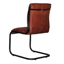Wollaston Real Distress Leather Dining Chair (Set of 2) - thumbnail 3