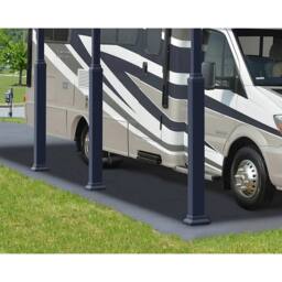 Palram Alpine Carport Kit 5000 RV - L507 x W352 x H307 - Grey - thumbnail 2