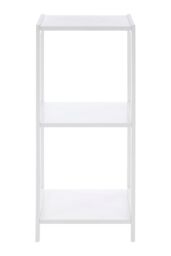 Orsina Dara 3 Tier Rustic Bathroom Shelf in White - thumbnail 2
