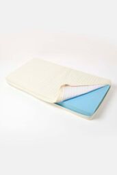 Homescapes Cotton Orthopaedic Foam 2 Seater Booster Cushion in Cream - thumbnail 2