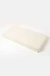 Homescapes Cotton Orthopaedic Foam 2 Seater Booster Cushion in Cream - thumbnail 3
