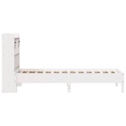 Berkfield Home Decorative Bookcase Bed without Mattress White 90x190 cm Single S - thumbnail 5