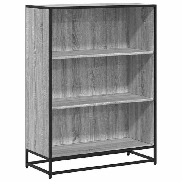 Berkfield Home Book Cabinet Grey Sonoma 80.5x35x107.5 cm Engineered Wood - image 1