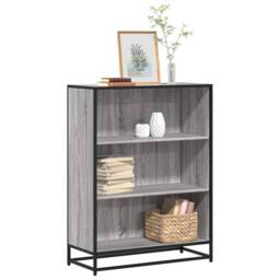 Berkfield Home Book Cabinet Grey Sonoma 80.5x35x107.5 cm Engineered Wood - thumbnail 2