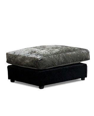 Furniture 786 Bella Crushed Velvet Footstool - image 1