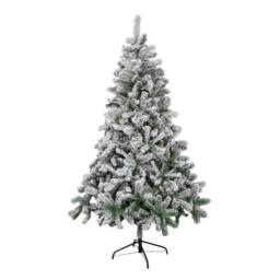 Samuel Alexander 7ft (2.1m) Snowy Imperial Pine Green Fir Christmas Tree with Metal Stand - thumbnail 8