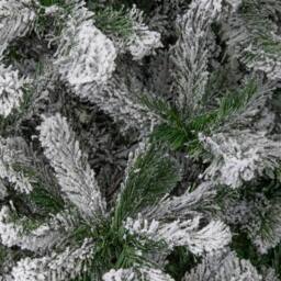 Samuel Alexander 7ft (2.1m) Snowy Imperial Pine Green Fir Christmas Tree with Metal Stand - thumbnail 6