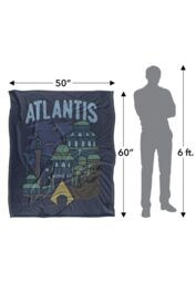 Warner Brothers Aquaman Officially Licensed Silky Touch Super Soft Throw Blanket 152 x 127 cm in White - thumbnail 5