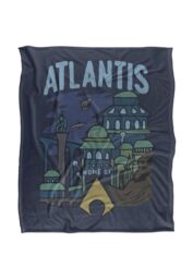 Warner Brothers Aquaman Officially Licensed Silky Touch Super Soft Throw Blanket 152 x 127 cm in White - thumbnail 1