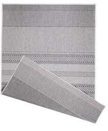 THE RUGS Reversible Outdoor Rugs in Fine Line Design Duo Weave Collection in Burnt Orange - Size: 160 cm x 230 cm - thumbnail 2