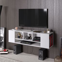 "Decorotika Paldi TV Stand for TVs up to 70"" in White"