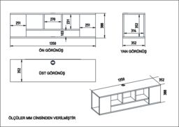"Decorotika Paldi TV Stand for TVs up to 70"" in White" - thumbnail 6