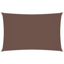 Berkfield Home Sunshade Sail Oxford Fabric Rectangular 2.5x5 m Brown - thumbnail 3