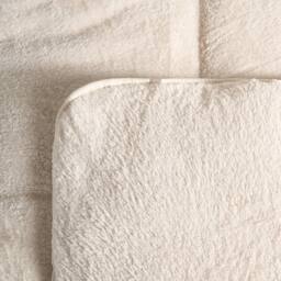 OHS Teddy Fleece 10.5 TOG Coverless Duvet with Pillowcase Bedding Set in Cream - Size: Double - thumbnail 4