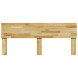 Berkfield Home Headboard 200 cm Solid Wood Oak in Brown - thumbnail 4