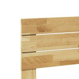 Berkfield Home Headboard 200 cm Solid Wood Oak in Brown - thumbnail 7