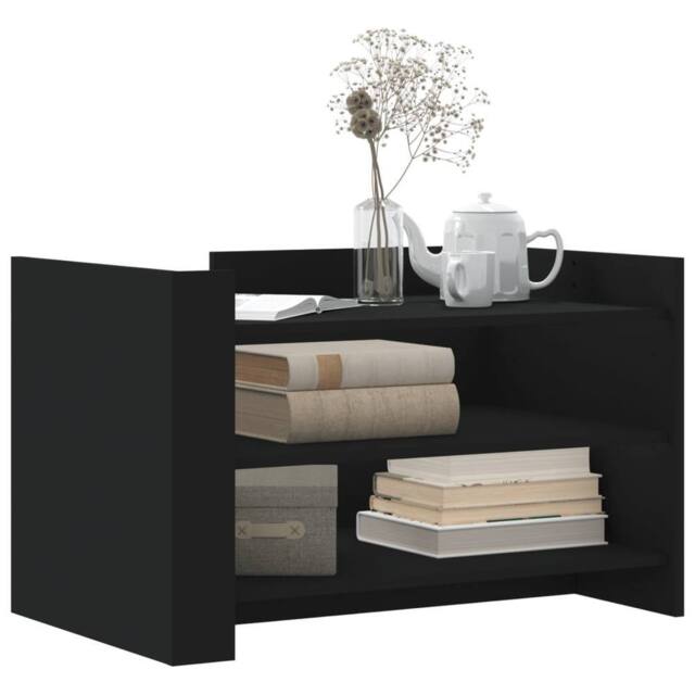 Berkfield Home Durable Coffee Table Black 80x50x50 cm Engineered Wood - Size: 80 x 50 x 50 cm - image 1