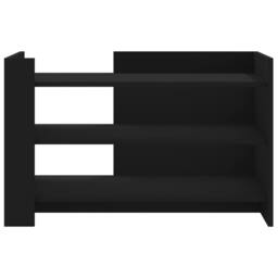 Berkfield Home Durable Coffee Table Black 80x50x50 cm Engineered Wood - Size: 80 x 50 x 50 cm - thumbnail 4