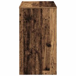 Berkfield Home Desk Old Wood 90x40x72 cm Engineered Wood in Brown - Size: 90 x 40 x 72 cm - thumbnail 5