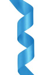 Neel Blue Double Sided Satin Polyester Ribbon Roll, 25mm x 25 Metres in Baby Blue - thumbnail 5