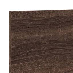 Berkfield Home Wall Cabinet 100x16.5x30 cm Brown Oak Engineered Wood - thumbnail 7