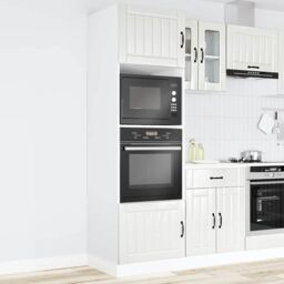 Berkfield Home Oven Cabinets 2 pcs Kalmar Gloss White Engineered Wood - thumbnail 3