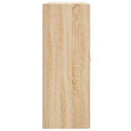 Berkfield Home Wall Mounted Cabinets 2 pcs Sonoma Oak Engineered Wood in Light Tan - thumbnail 7
