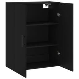 Berkfield Home Wall Mounted Cabinet Black 69.5x34x90 cm - thumbnail 6