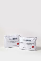 Homescapes Luxury White Duck Down 15 Tog All Seasons Duvet - Size: Single - thumbnail 1