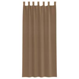 Berkfield Home Voile Curtains with Loops 2 pcs Light Brown 140x225 cm - thumbnail 4