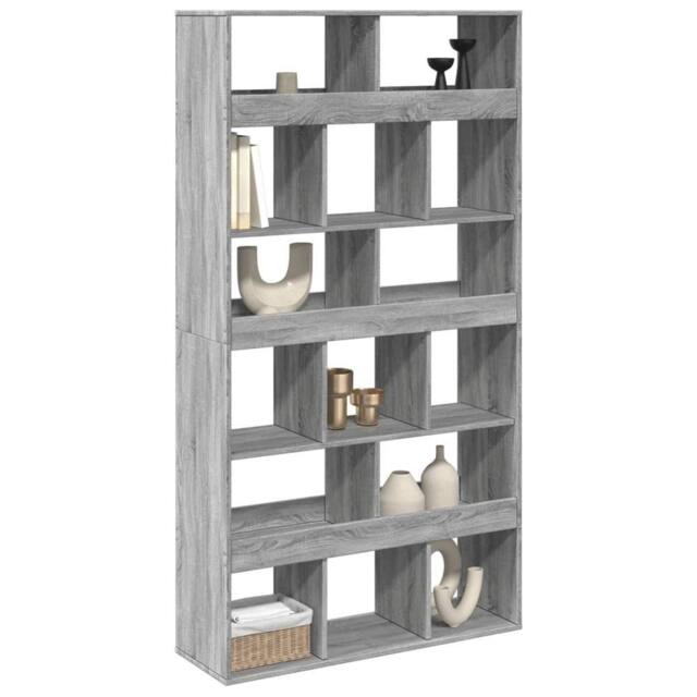 Berkfield Home Room Divider Grey Sonoma 100x33x187.5 cm Engineered Wood - image 1