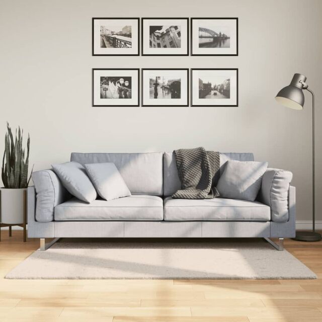 Berkfield Home Rug HUARTE Short Pile Soft & Washable Beige 80x150 cm - Size: Medium - image 1