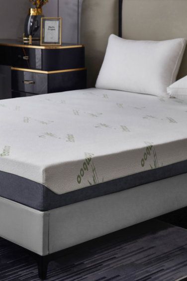 Ezysleep 18cm Bamboo Memory Foam Mattress in White - Size: Single - image 1