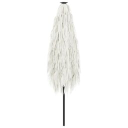 Berkfield Home Garden Parasol with Steel Pole White 300x200x250 cm - Size: 300 x 200 x 250 cm - thumbnail 6