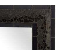 Orsina Mosaic 5x7 Photo Frame, Black Picture Frame For Mantle, Shelf, Decorative Picture Frame For Home Display - thumbnail 4