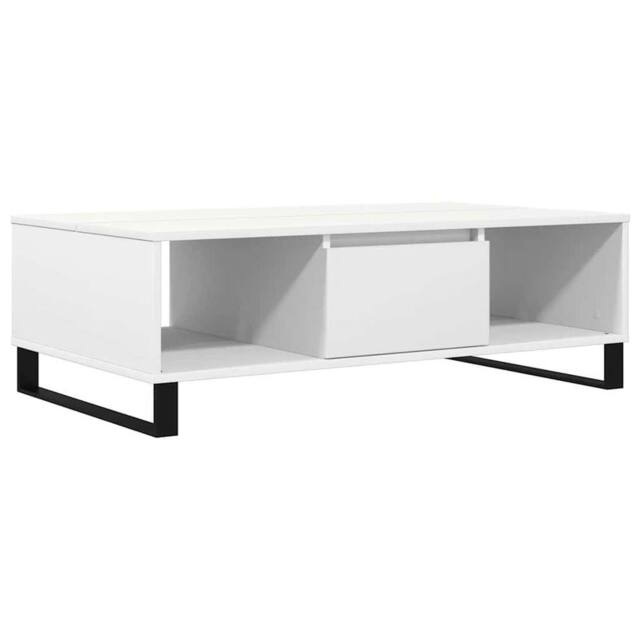 Berkfield Home Coffee Table White 104x60x35 cm Engineered Wood - Size: 104 x 60 x 35 cm - image 1