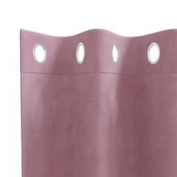 Berkfield Home Blackout Curtains with Eyelets 2 pcs Dark Pink Velvet - thumbnail 4